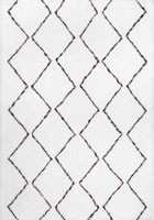 Splendor Trellis Shaggy Rugs MRC2A Natural