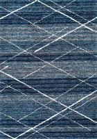 Splendor Trellis Shaggy Rugs KZ07A-Blue