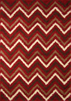 Stella Chevron Shaggy Rug 1128A-BRD-BRD