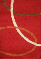Stella Abstract Shaggy Rug 1133A-BRD-BRD