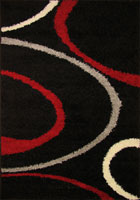Stella Abstract Shaggy Rug 1202A-BRD-SYH