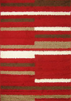 Stella Geometric Shaggy Rug 174A-BRD-BRD