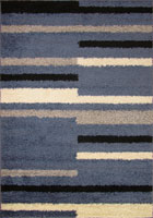 Stella Geometric Shaggy Rug 174A-PMV-PMV