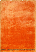 Venice Plain Shaggy Rug 17-1360-TPX Orange