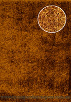 Viscose Plain Shaggy Rug S9 Coffee