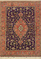 Kum Medallion Hand Knotted Silk Rug