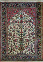 Kum Prayer Hand Knotted Silk Rug
