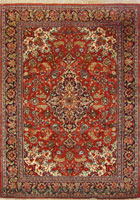 Kum Medallion Hand Knotted Silk Rug