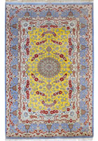Kum Medallion Hand Knotted Silk Rug
