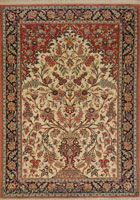 Kum Prayer Hand Knotted Silk Rug