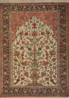 Kum Prayer Hand Knotted Silk Rug