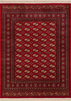 Afghan Traditional Geometric Rugs 1876 Red
