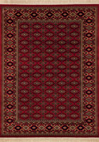 Afghan Traditional Geometric Rugs 344 Red