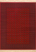 Afghan Traditional Geometric Rugs 525 Red