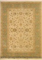 Dallas Traditional Floral Rug 7709H Cream Green