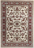 Gianni Traditional Border Rugs 500 Cream Red