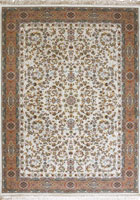 Persico Traditional Border Rugs 802012 Cream