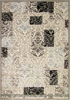 Royal Traditional Floral Rug 7295A White L Gray