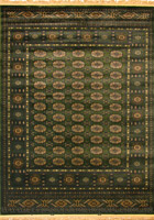 Sicily Traditional Oriental Rug 1841 D. Green D. Green