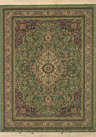 Super Istanbul Traditional Medallion Rug Bergama Green