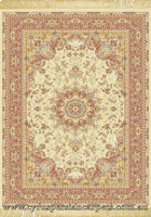 Sydney Traditional Medallion Rugs 7017A Cream Rose