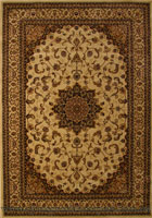 Venetian Traditional Medallion Rug 6971A Cream