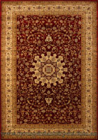 Venetian Traditional Medallion Rug 7515A Red