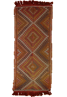 Persian Hand Woven Wool Kilim (Size 390 x 145cm)