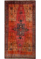 Baluch Hand Knotted Medallion Wool Rug