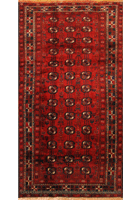 Baluch Hand Knotted Geometric Wool Rug