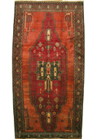 Baluch Hand Knotted Geometric Wool Rug