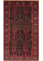 Baluch Hand Knotted Oriental Wool Rug