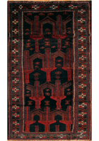 Baluch Hand Knotted Wool Rug (Size 286 x 119cm)