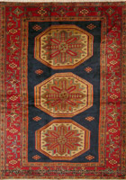 Hamedan Hand Knotted Wool Rug (Size 227 x 137cm)