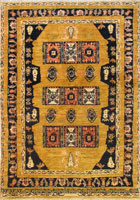 Kashkoli Hand Knotted Wool Rug Size 210 x 143cm
