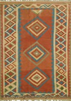 Persian Hand Woven Wool Kilim (Size 265 x 150cm)