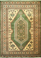 Princess Bokhara Hand Knotted Medallion Wool Rug