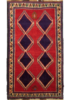 Qashqai Hand Knotted Wool Rug (Size 187 x 109cm)