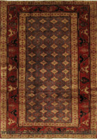 Gholtogh Hand Knotted Geometric Wool Rug