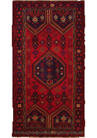 Taleghan Hand Knotted Medallion Wool Rug