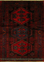 Zanjan Hand Knotted Geometric Wool Rug