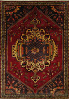 Zanjan Hand Knotted Medallion Wool Rug