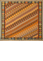 Persian Hand Woven Wool Kilim (Size 208 x 163cm)