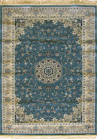 Caspian Persian Wool Medallion Rugs 75056 Blue